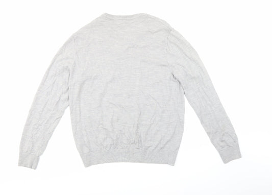 Gap Mens Grey Knit Pullover Jumper Size L