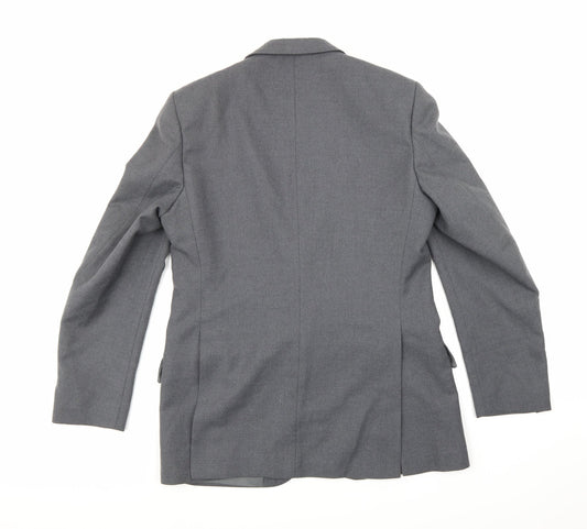Mens UK Size 38 Brook Taverner Regular Grey Suit Jacket