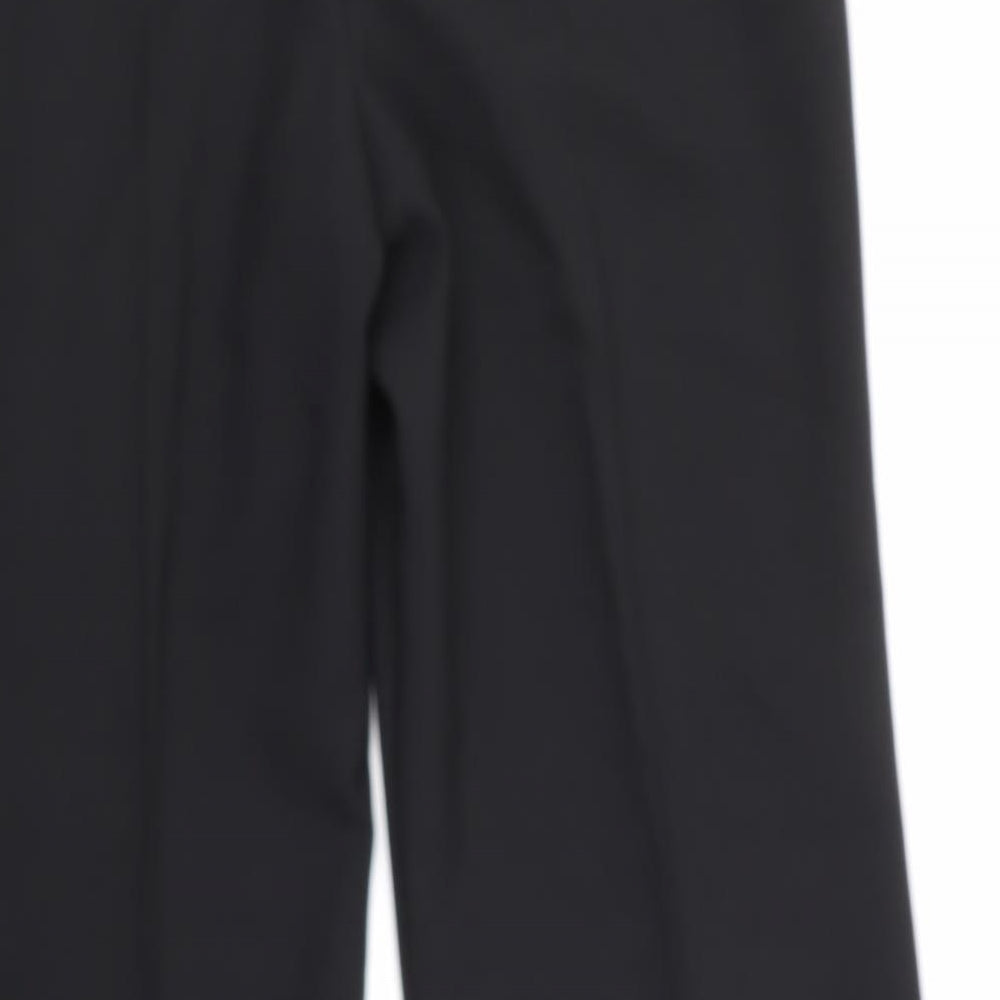 Womens UK Size 14 Marks and Spencer Regular Fit Black Trousers