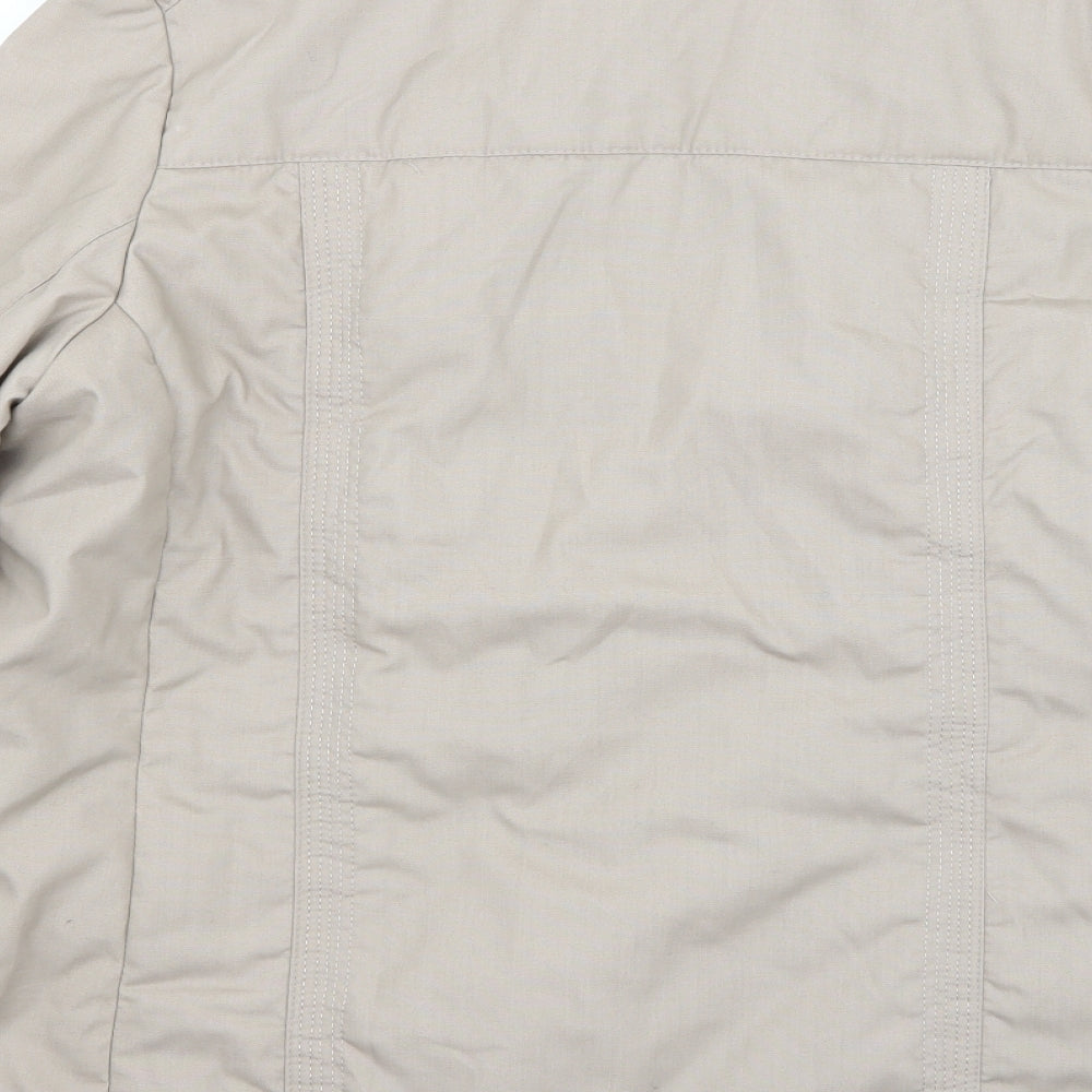 Classics Womens Beige Jacket Coat Size S