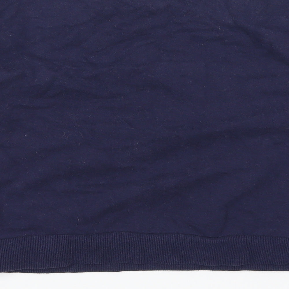 Miss Selfridge Womens Black Pullover Sweatshirt Size 14