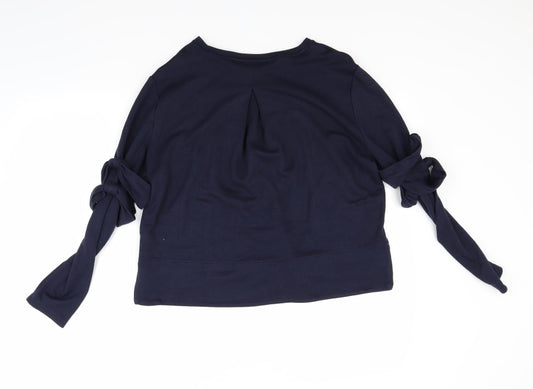 Womens UK Size 12 Marks and Spencer Blue Pullover Sweatshirt