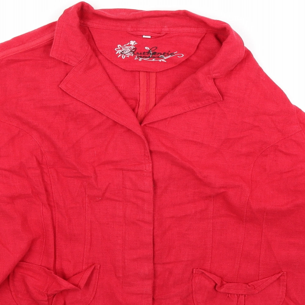 Womens UK Size 20 Evie Red Jacket