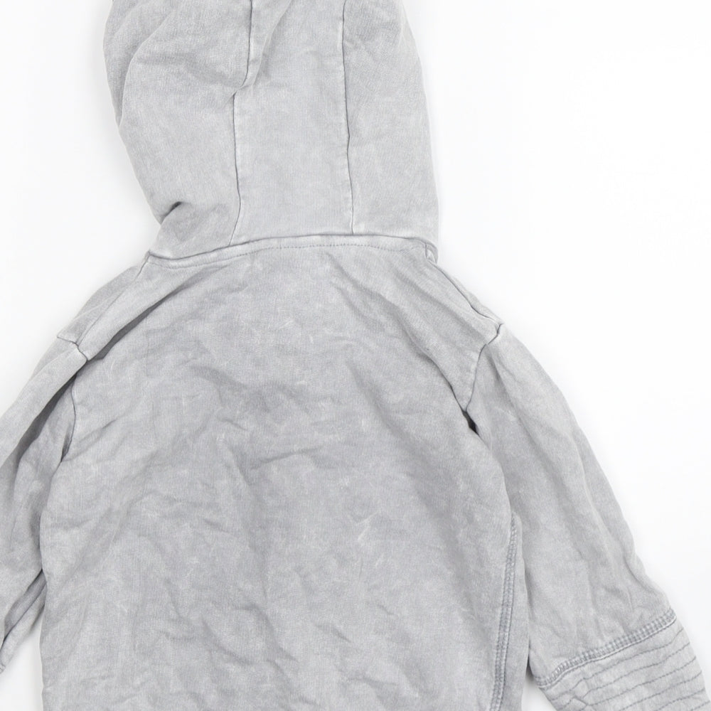 Urban Rascals Boys Grey Full Zip Hoodie Size 2 Years