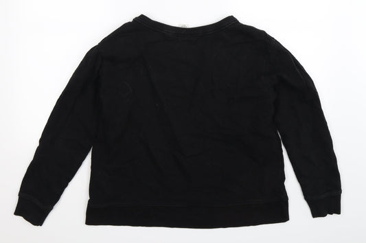 H&M Womens Black Pullover Sweatshirt Size S