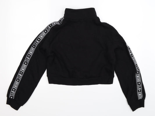 Divided Womens Black Pullover Sweatshirt Size XS