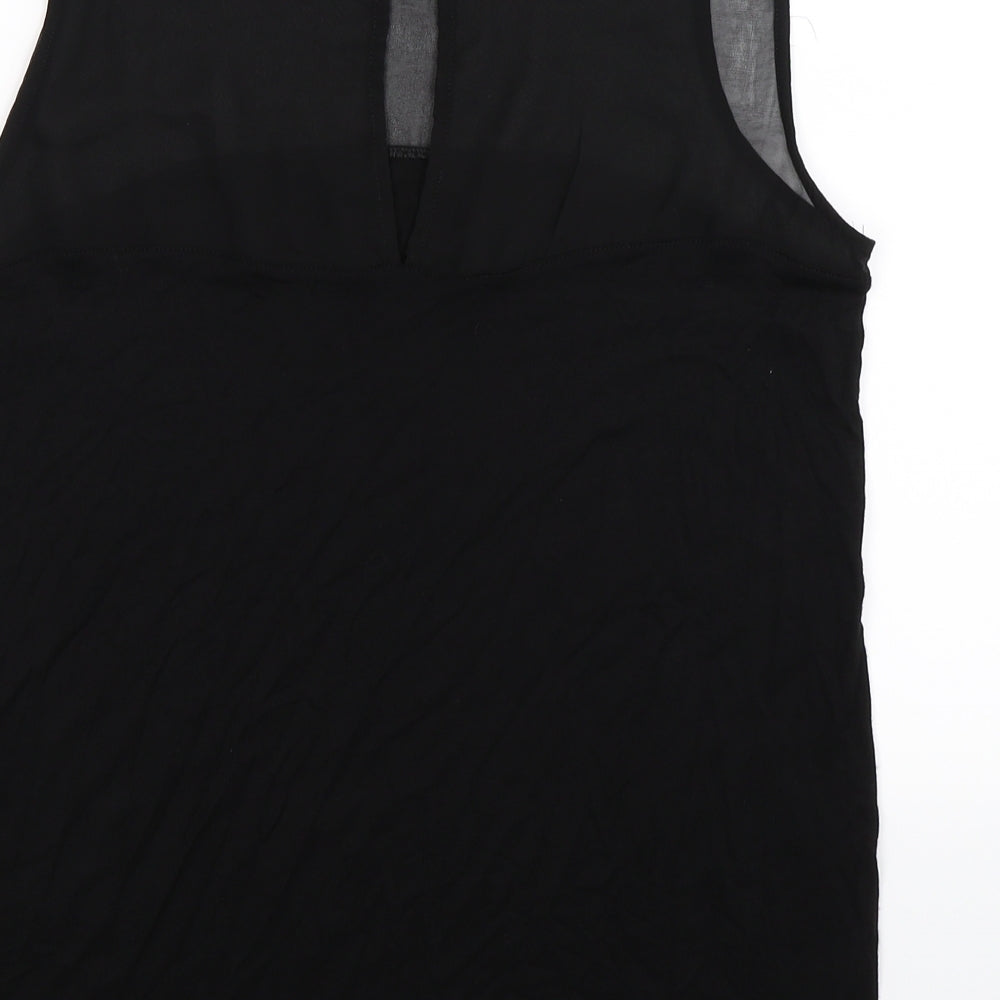 Womens UK Size M H&M Black Basic Tank