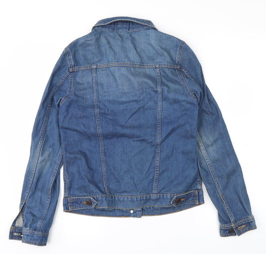 F&F Womens Blue Denim Jacket Size 6