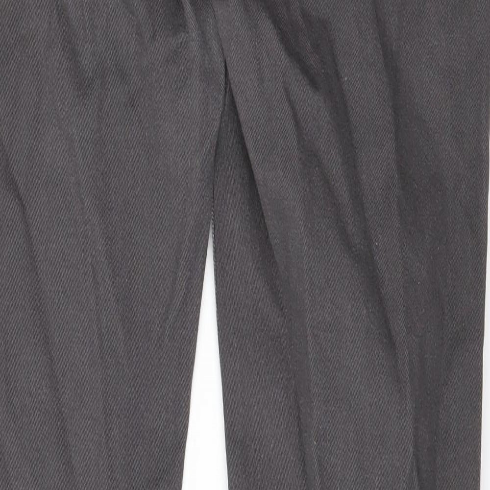 DenimCo Mens Black Denim Straight Jeans Size 32 L28 in