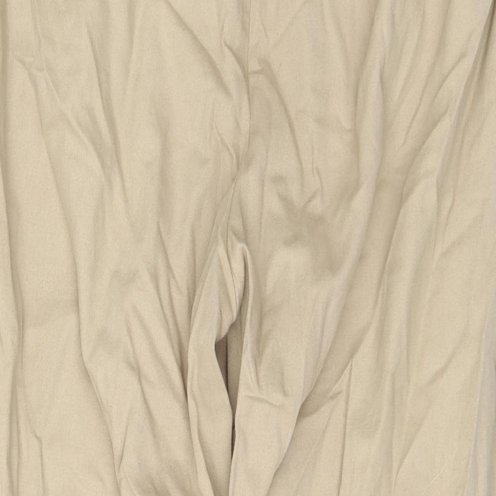 Womens UK Size 22 Amber Regular Fit Beige Trousers