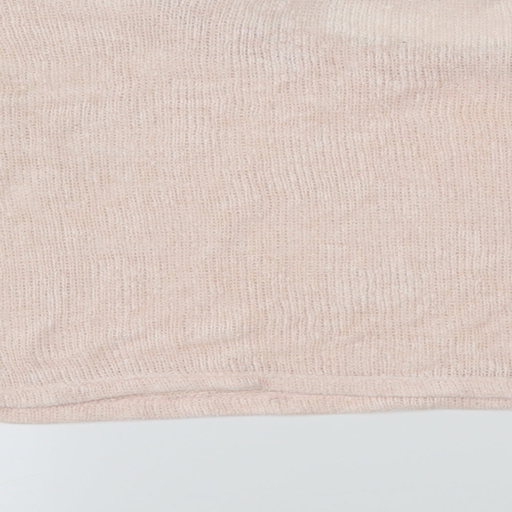 Candy Couture Girls Pink Pullover Jumper Size 13 Years - Cropped