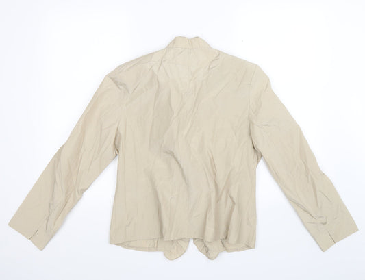 Womens UK Size 12 oscar B Beige Jacket