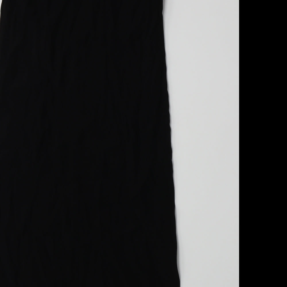 Warehouse Womens Black A-Line Size 12