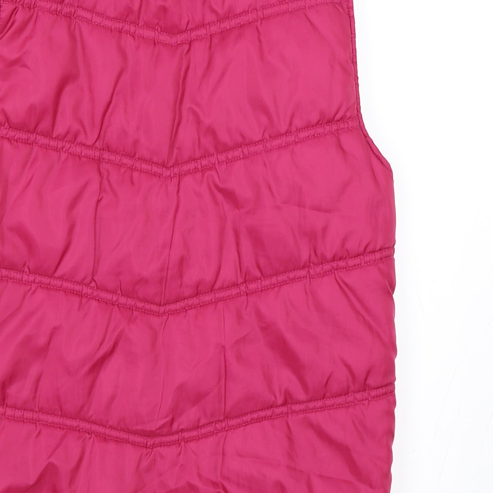 Lindex Girls Purple Gilet Coat Size 9 Years