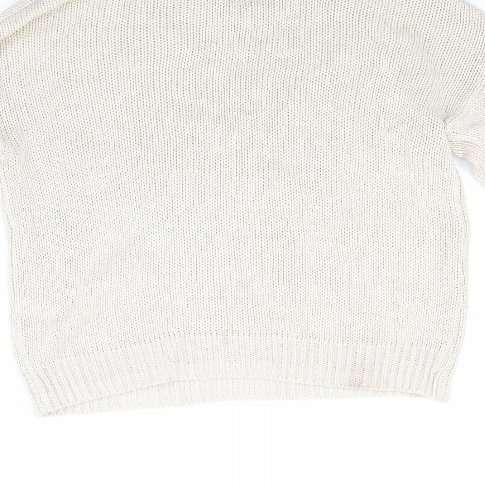 George Womens Beige Pullover Jumper Size S