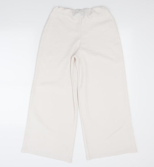 Pretty Little Thing Womens White Trousers Size 8 L24 in