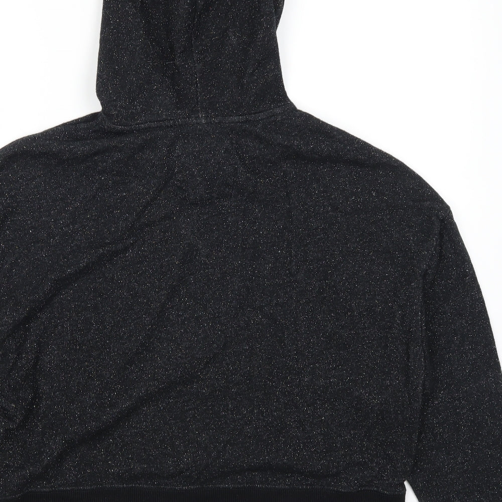 Hollister Womens Black Pullover Hoodie Size M