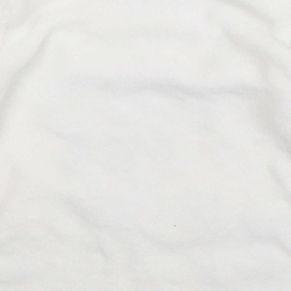 Primark Girls White Fleece Pullover Sweatshirt Size 9-10 Years - Minnie Mouse
