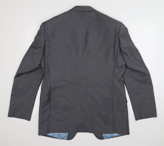 Marks and Spencer Mens Grey Jacket Suit Jacket Size 42