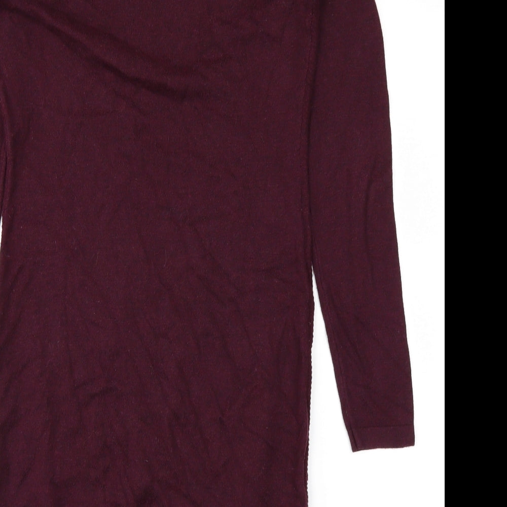 F&F Womens Purple Pencil Dress Size 10