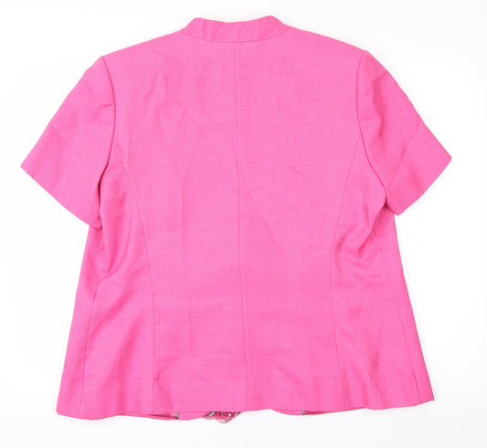 Womens UK Size 18 Anna Rose Pink Jacket