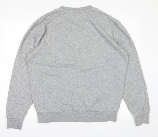 pep&co Mens Grey Pullover Jumper Size L