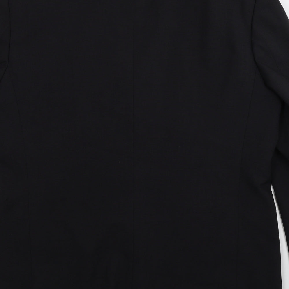Mens UK Size 42 greenwoods Regular Black Suit Jacket