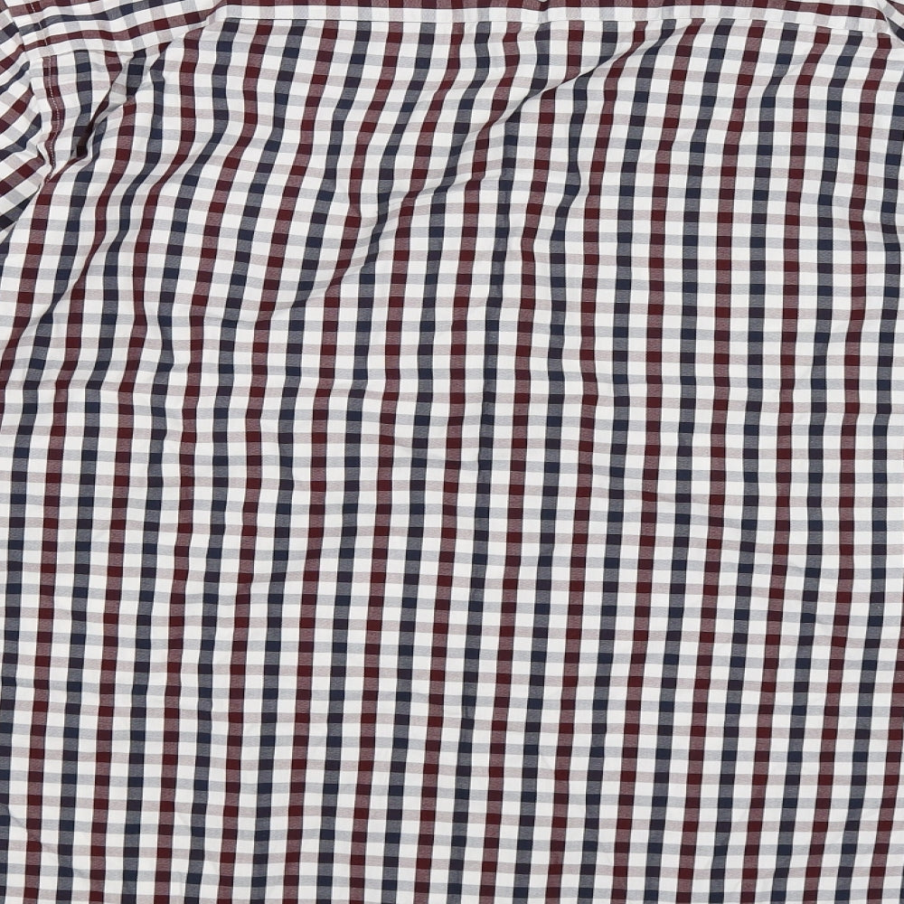Mens UK Size L MCNEAL Blue Button-Up Long Sleeve Casual Shirt
