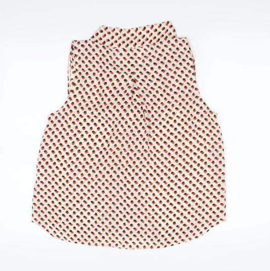 Womens UK Size 6 H&M Red Basic Blouse