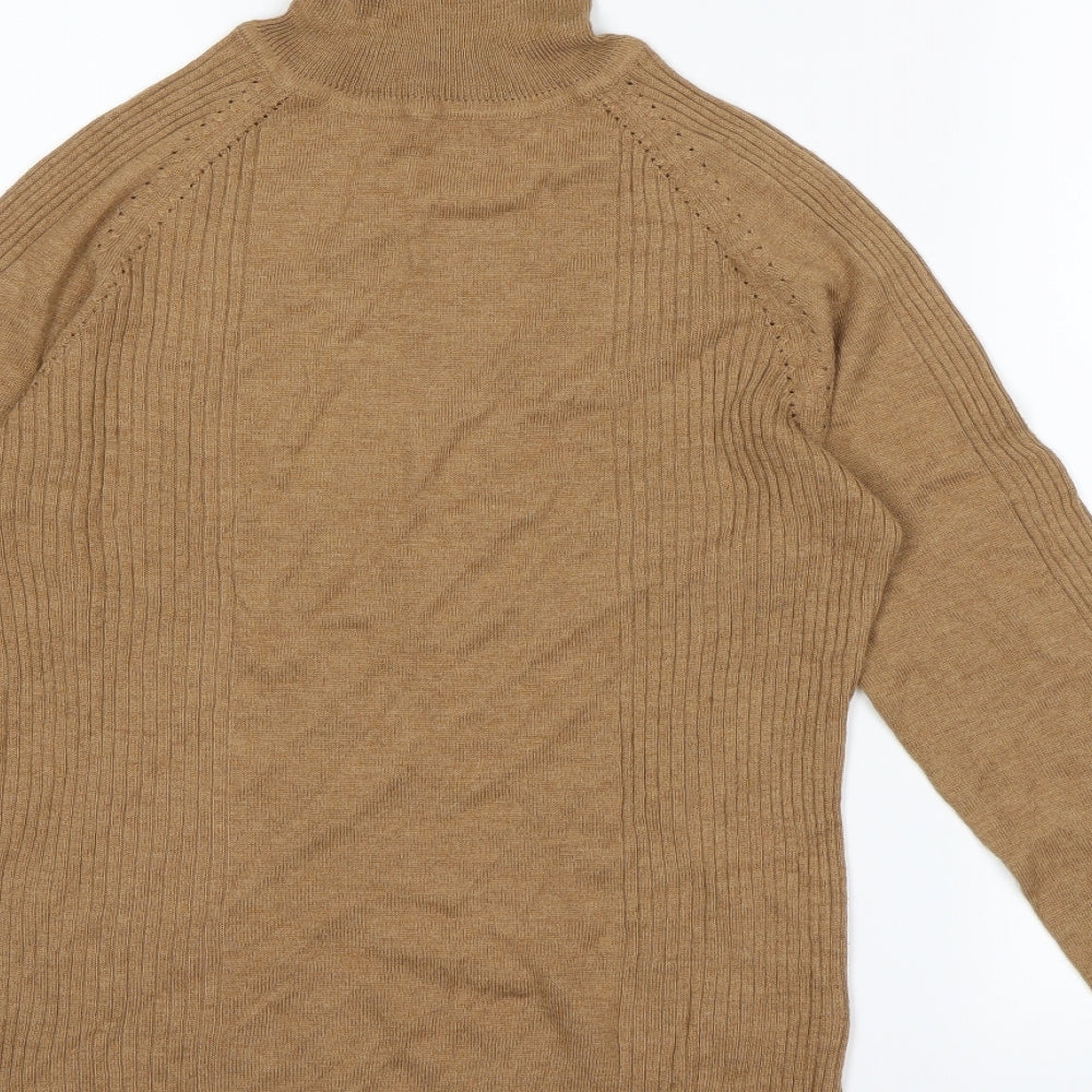 Linea Womens Beige Pullover Sweatshirt Size M