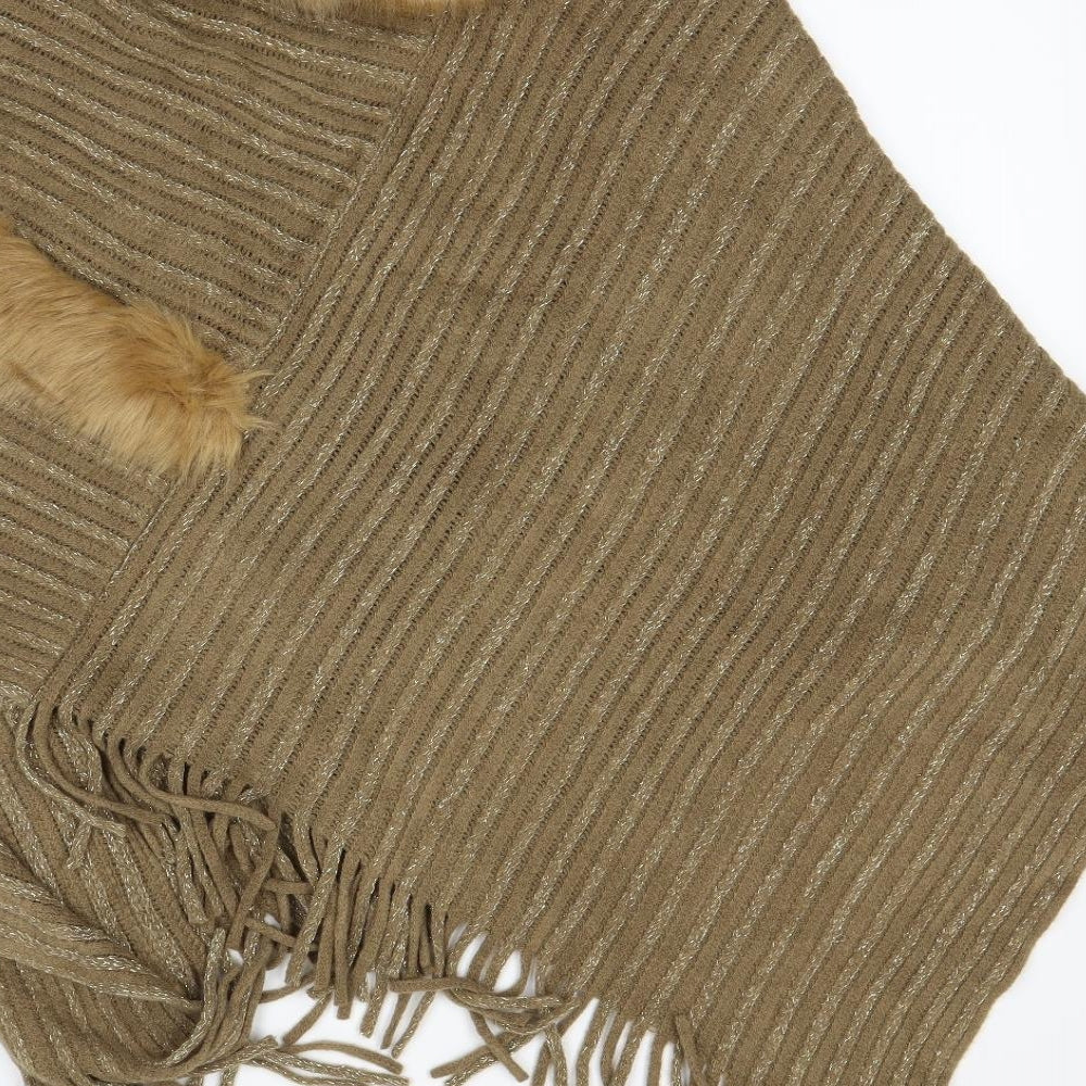 Apricot Womens Beige Jacket Poncho One Size