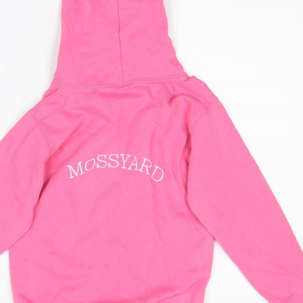 Awdis Girls Pink Pullover Hoodie Size 7-8 Years