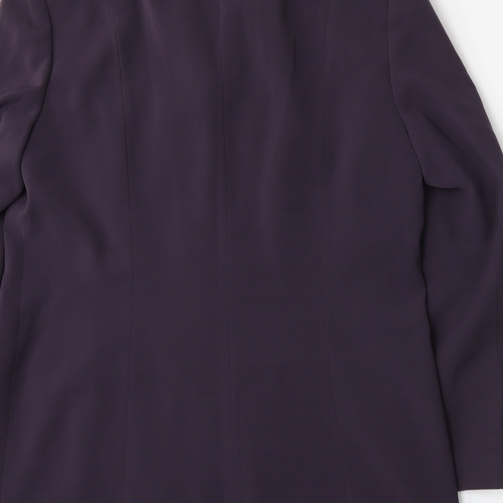 Gerry Weber Womens Purple Jacket Suit Jacket Size 16