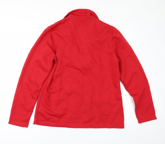 julipa Womens Red Jacket Size 12