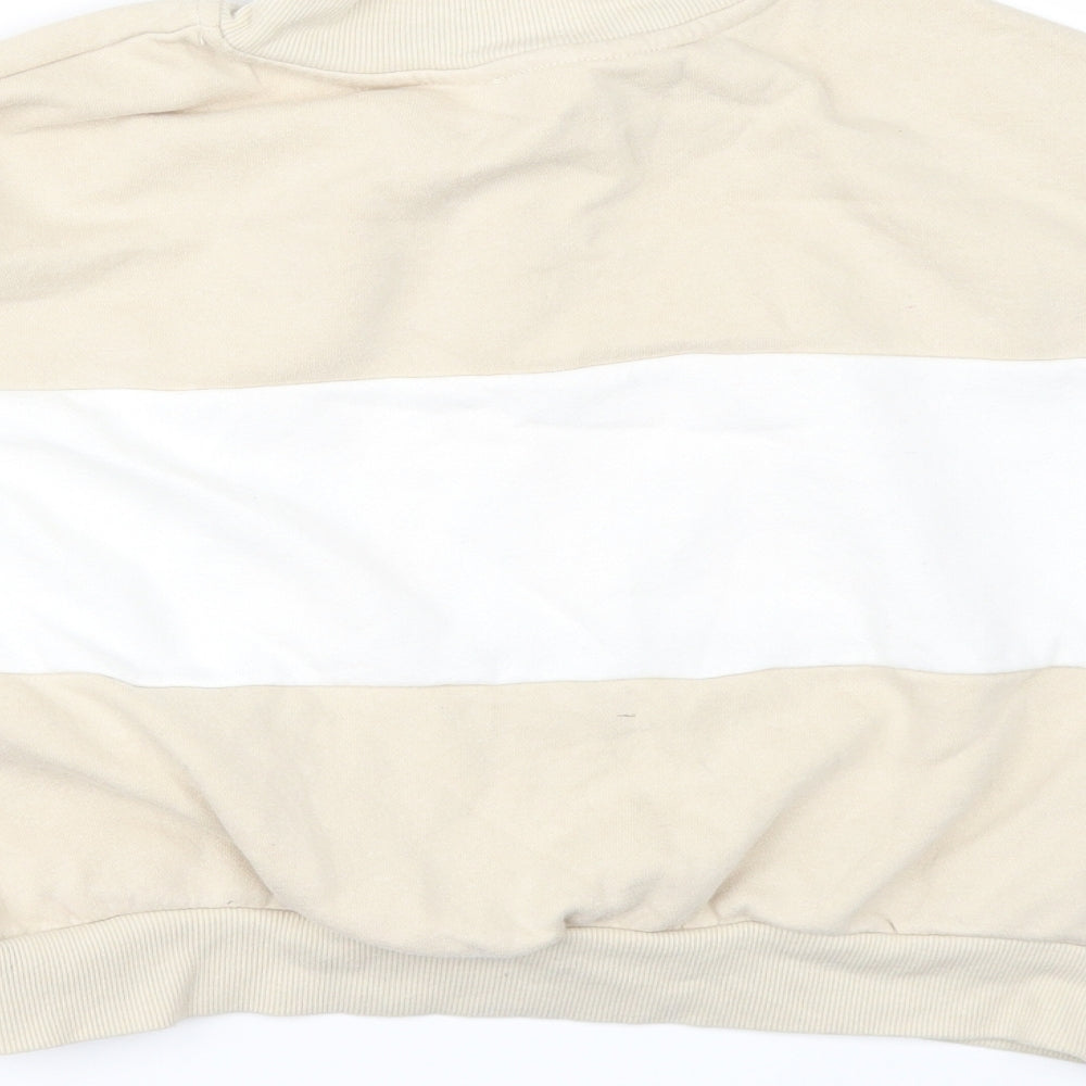 H&M Girls Beige Pullover Sweatshirt Size 11-12 Years