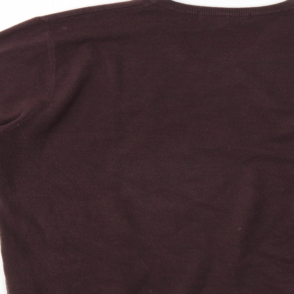 Marks and Spencer Mens Brown Pullover Jumper Size L