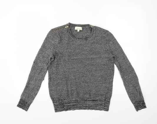 Linea Womens Grey Pullover Jumper Size S