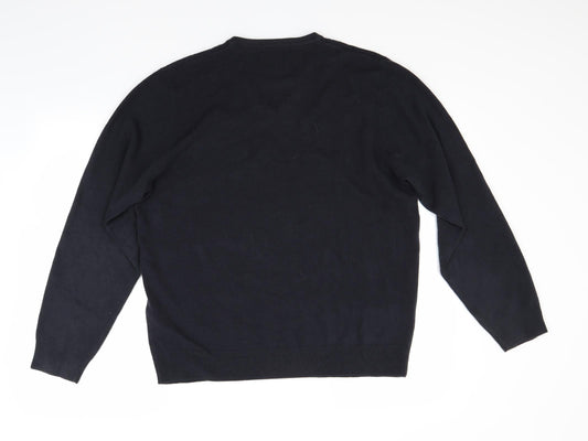 Marks and Spencer Mens Blue Pullover Jumper Size L