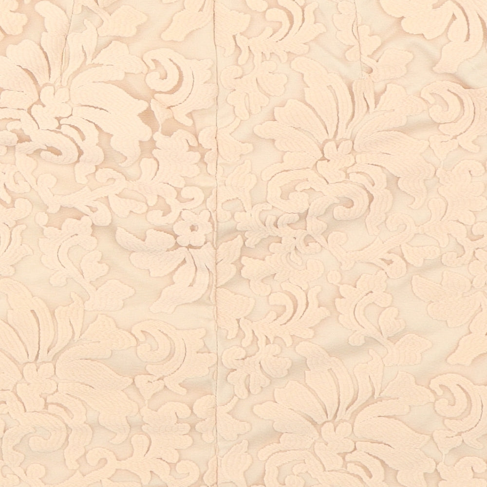 Missguided Womens Orange Mini Skirt Size 10