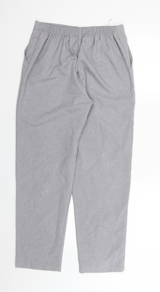 Womens UK Size 14 Emma Collection Regular Fit Grey Trousers
