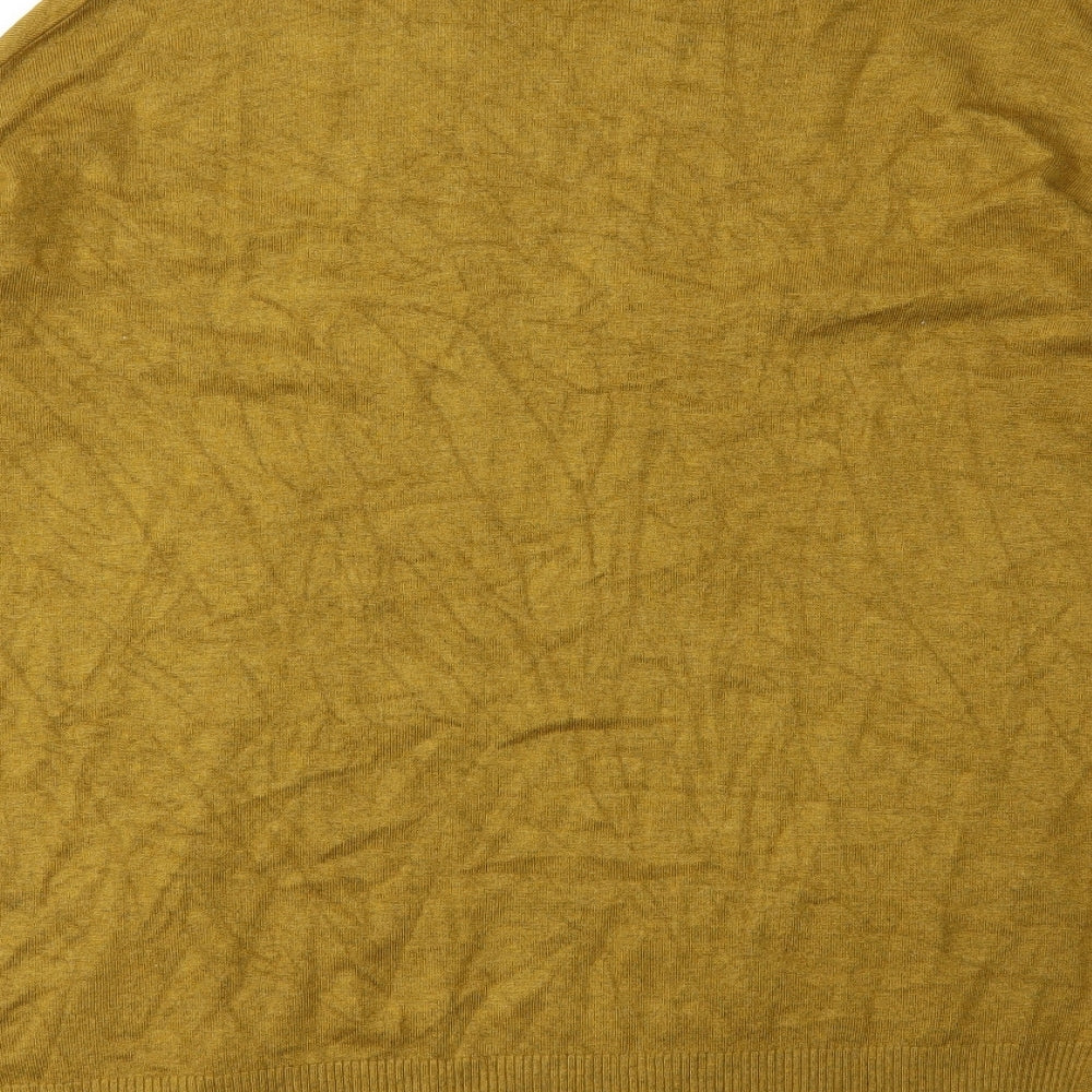 Atmosphere Womens Gold Knit Cardigan Jumper Size 8