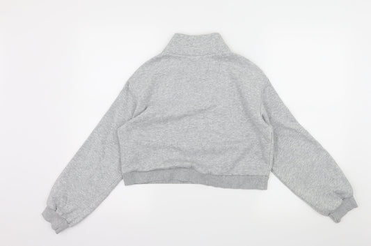 Womens UK Size XS Divided by H&M Grey Pullover Sweatshirt