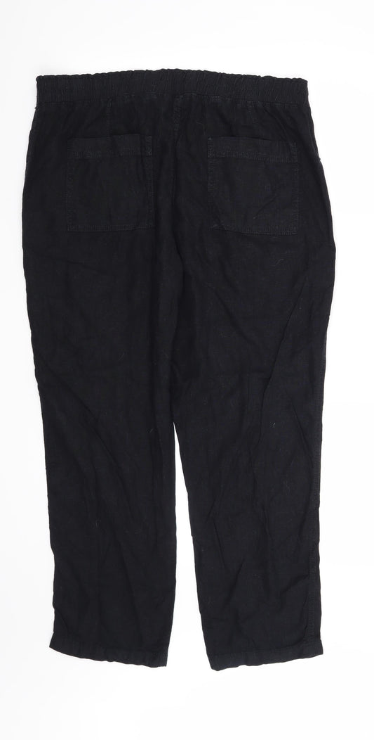 F&F Womens Blue Trousers Size 16 L29 in