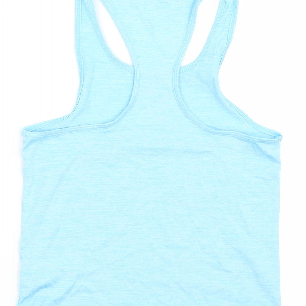 USA Pro Girls Blue Basic T-Shirt Size 7-8 Years