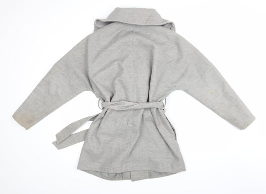 Noisy may Womens Grey Jacket Coat Size S