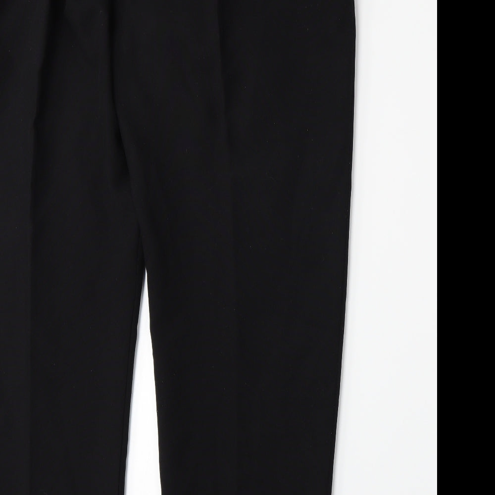 Womens UK Size 20 Emma Collection Regular Fit Black Trousers