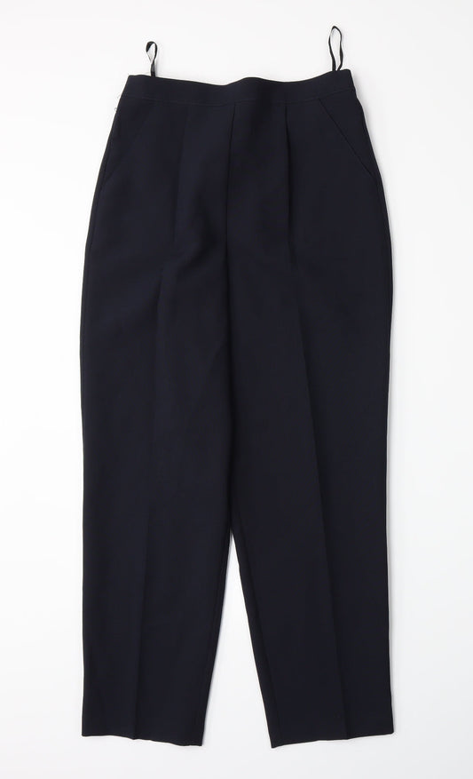 Womens UK Size 10 Sarah Hamilton Regular Fit Blue Trousers