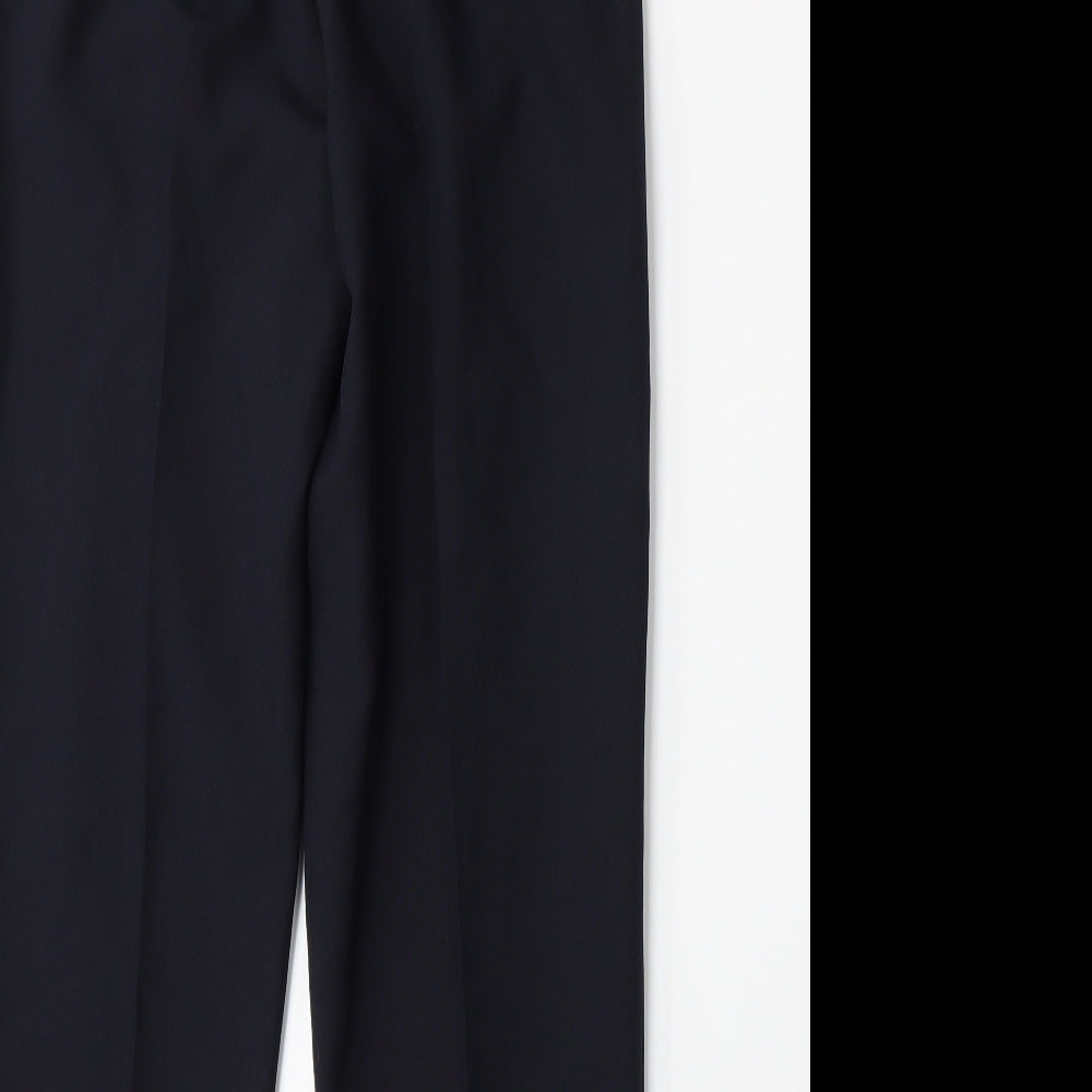 Womens UK Size 10 Sarah Hamilton Regular Fit Blue Trousers