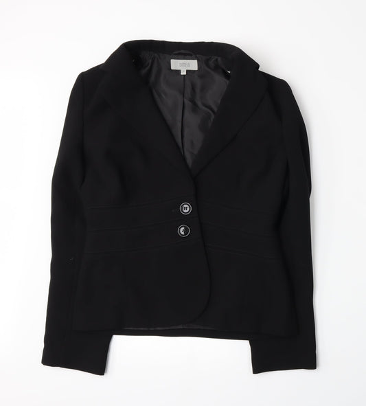 Womens UK Size 12 Marks and Spencer Regular Black Blazer