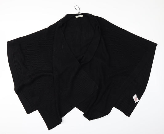 Peacocks Womens Black Wrap Jumper One Size